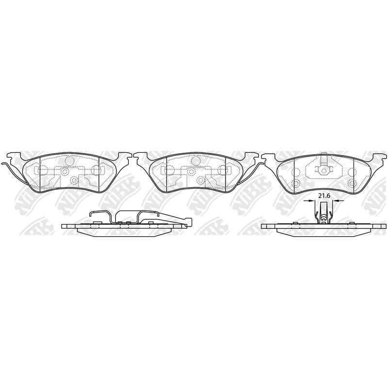 NIBK Pads PN0309