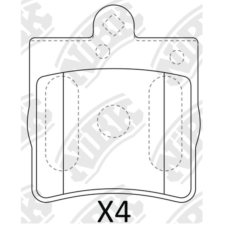 NIBK Pads PN0310W