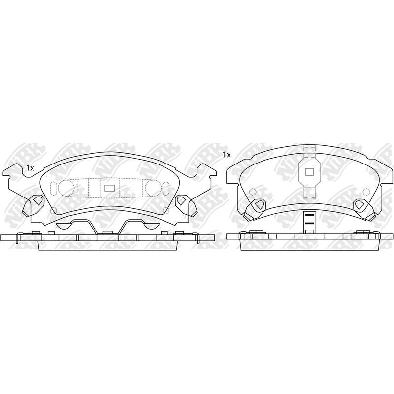 NIBK Pads PN0311