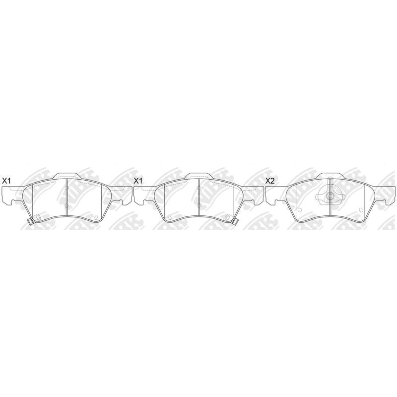 NIBK Pads PN0321