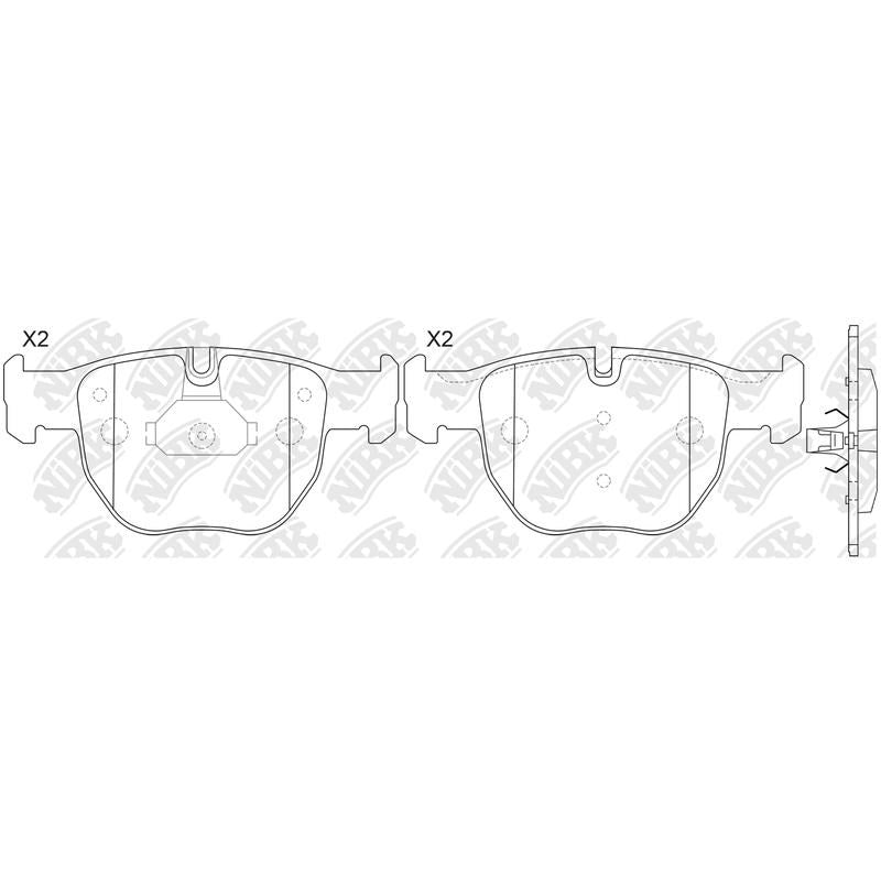 NIBK Pads PN0334