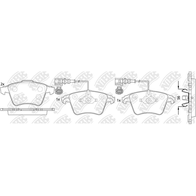 NIBK Pads PN0353W
