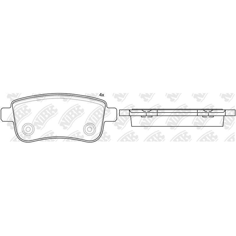 NIBK Pads PN0381