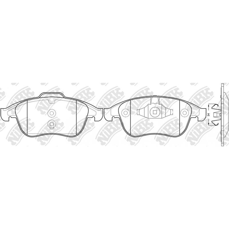 NIBK Pads PN0393