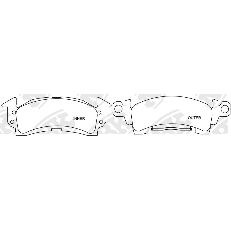 NIBK Pads PN0404