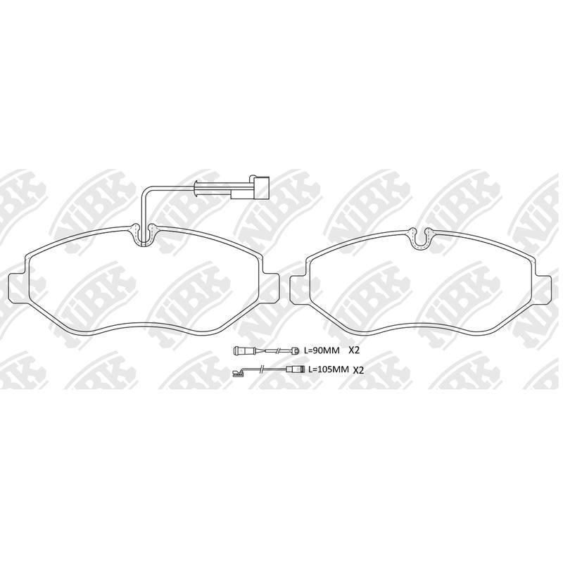 NIBK Pads PN0410W