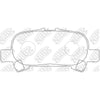 NIBK Pads PN0427