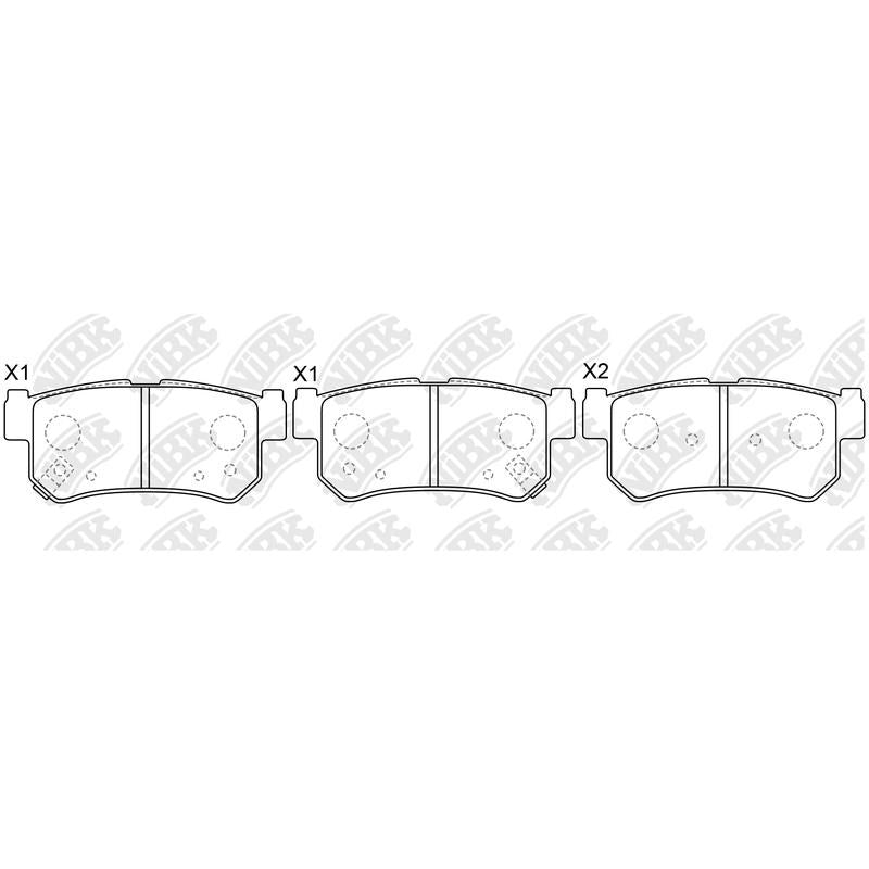 NIBK Pads PN0440