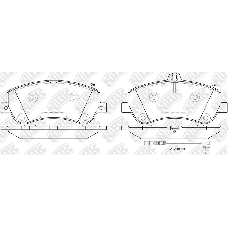NIBK Pads PN0459W
