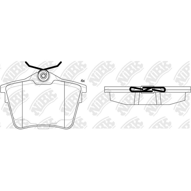 NIBK Pads PN0468