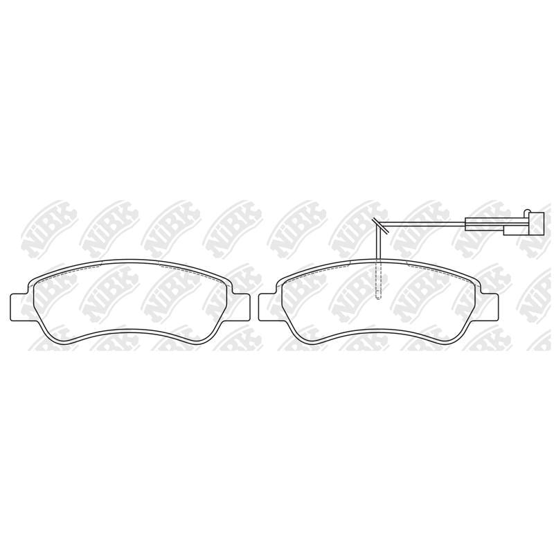 NIBK Pads PN0475W