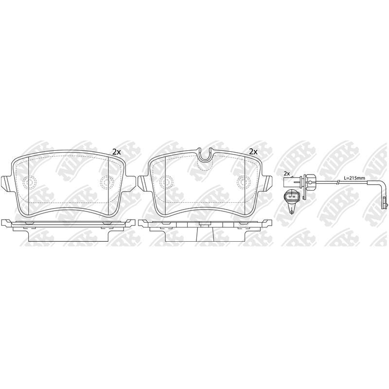NIBK Pads PN0478W