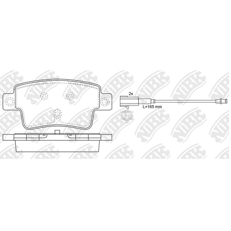 NIBK Pads PN0481W