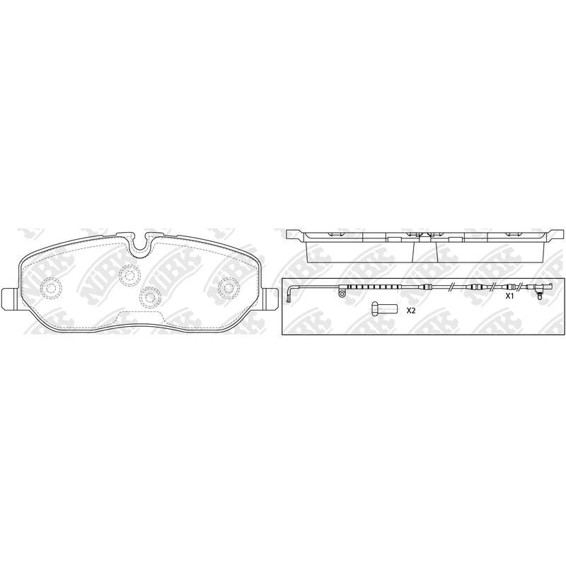 NIBK Pads PN0484W