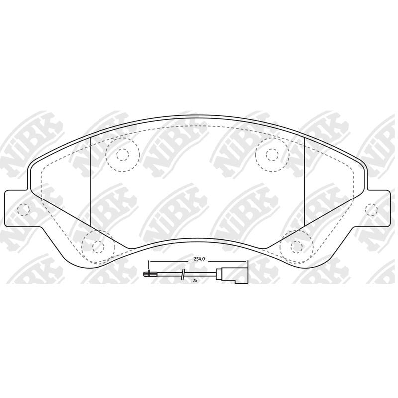 NIBK Pads PN0505W