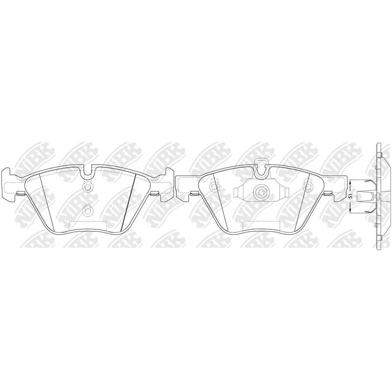NIBK Pads PN0513W