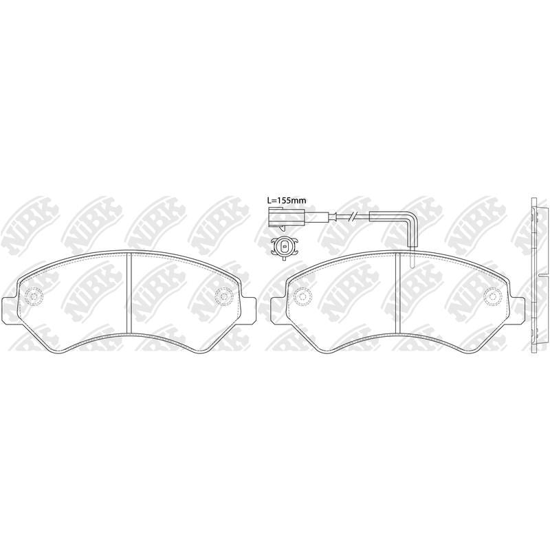 NIBK Pads PN0516W