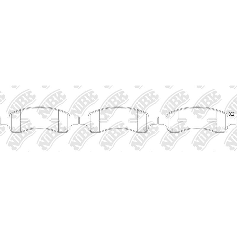NIBK Pads PN0517