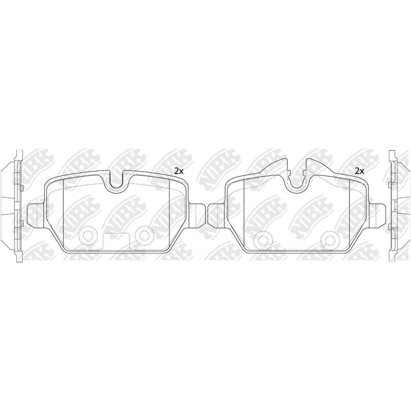 NIBK Pads PN0549