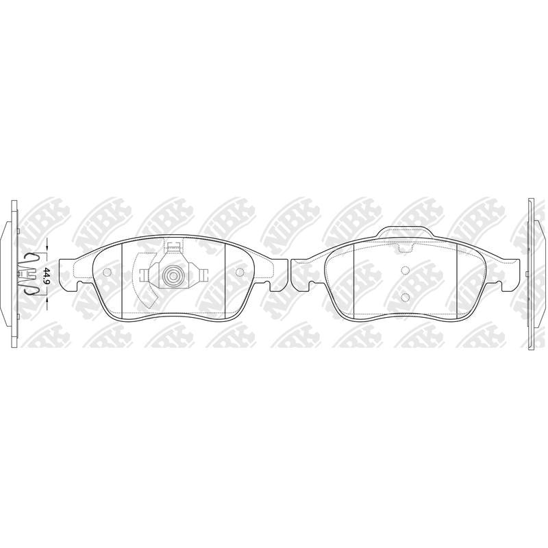 NIBK Pads PN0551