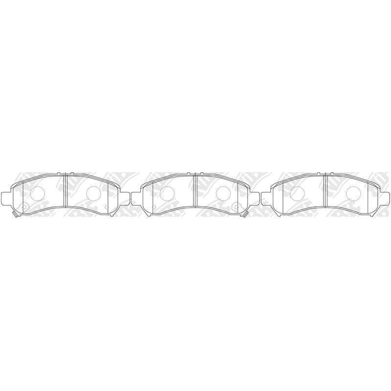 NIBK Pads PN0553