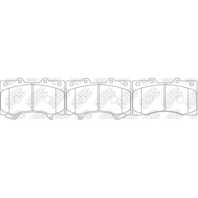 NIBK Pads PN0555
