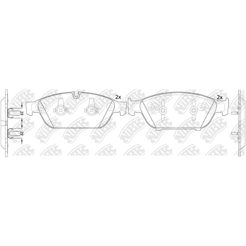 NIBK Pads PN0556