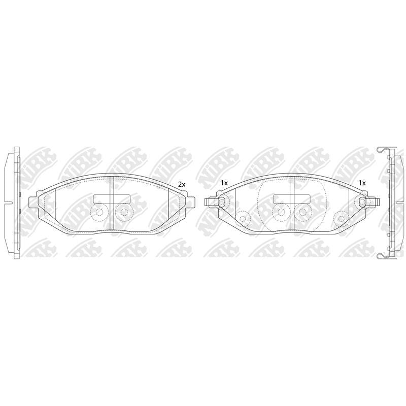 NIBK Pads PN0570