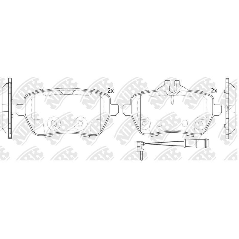 NIBK Pads PN0579W