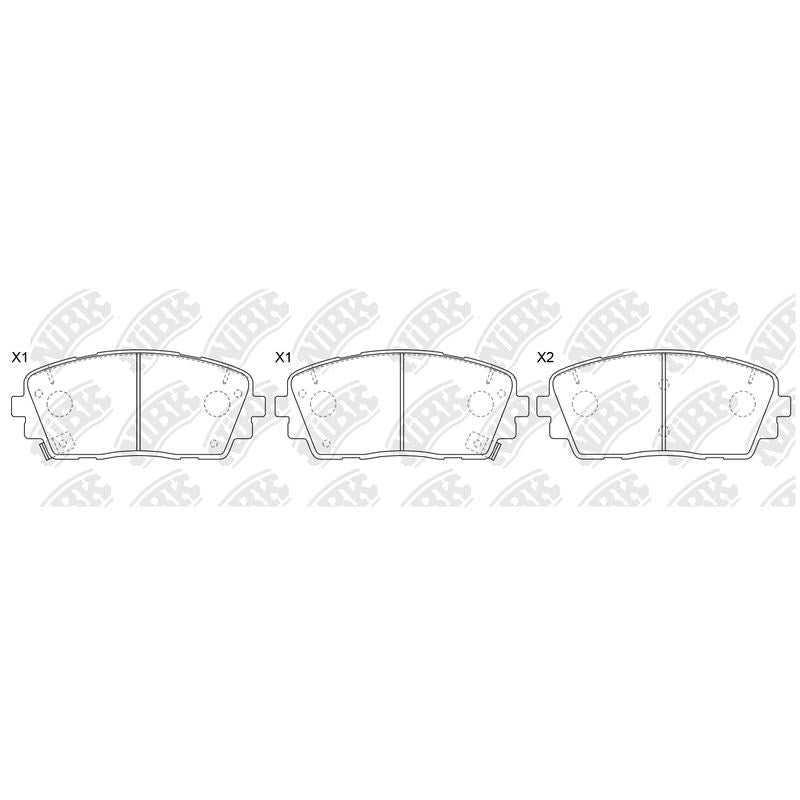 NIBK Pads PN0580