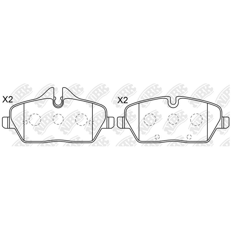 NIBK Pads PN0586