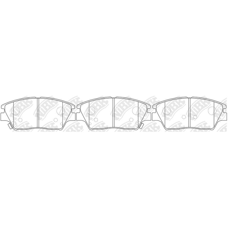 NIBK Pads PN0587