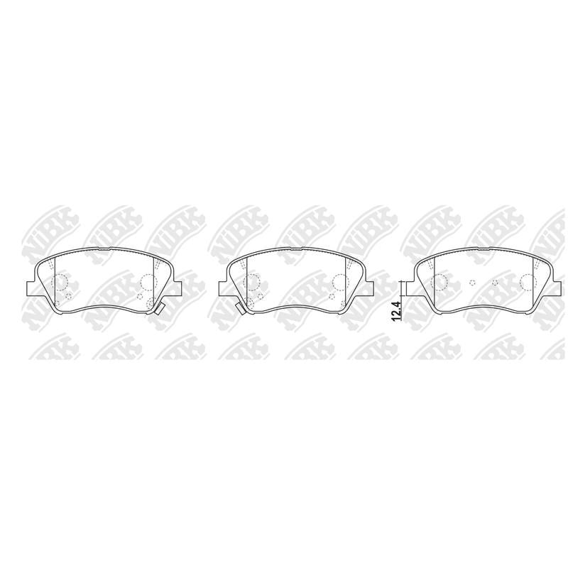 NIBK Pads PN0603