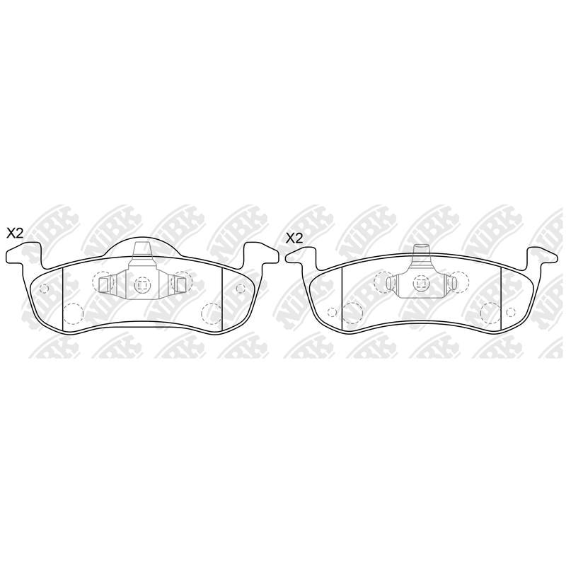 NIBK Pads PN0609