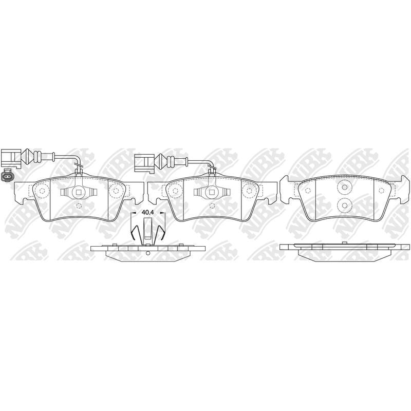 NIBK Pads PN0611W