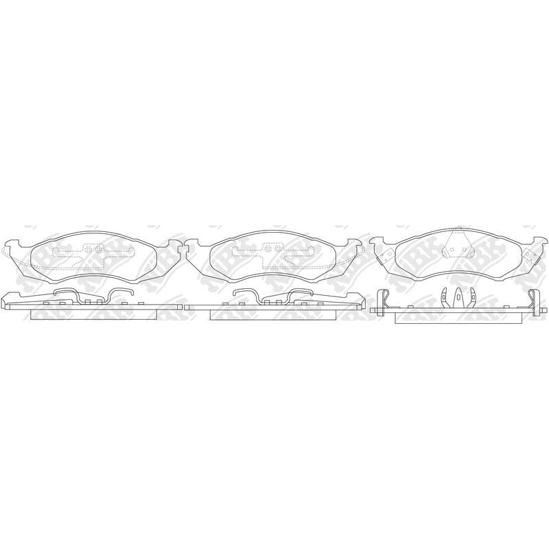 NIBK Pads PN0612