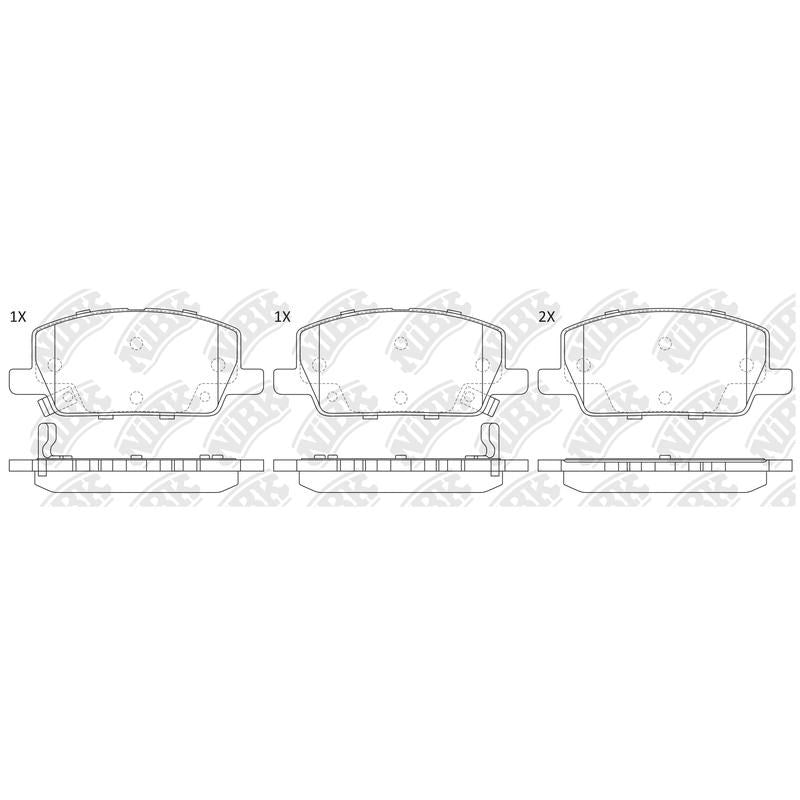 NIBK Pads PN0628