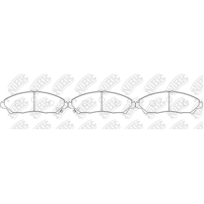 NIBK Pads PN0645