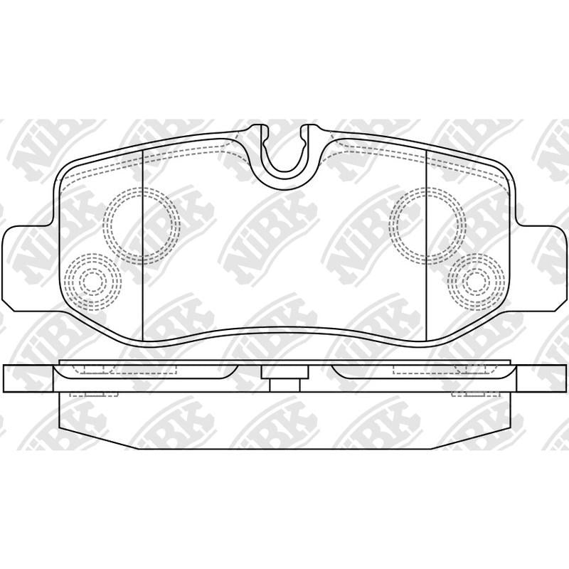 NIBK Pads PN0654W