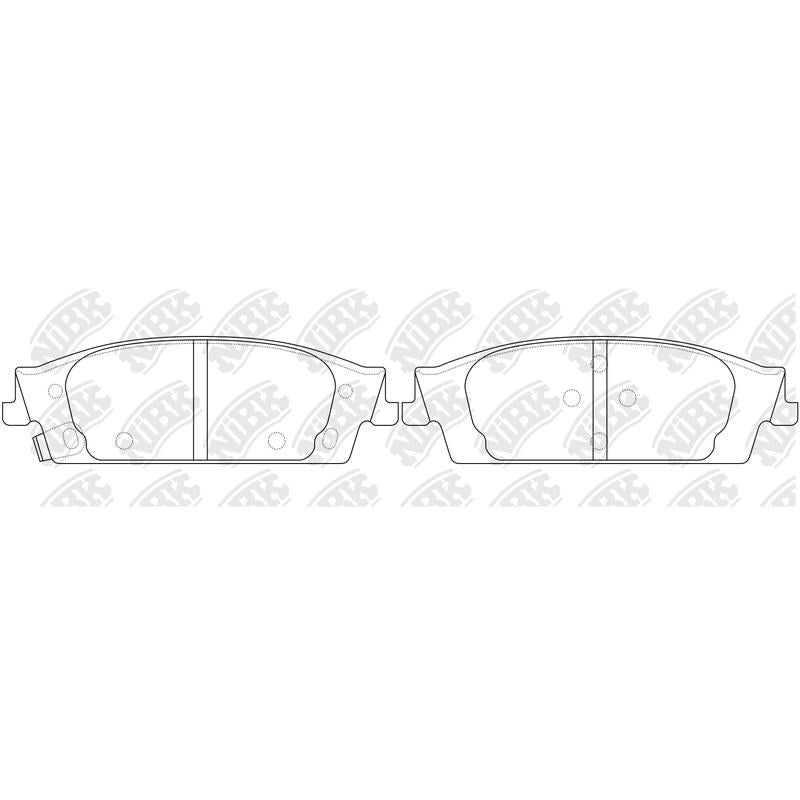 NIBK Pads PN0657