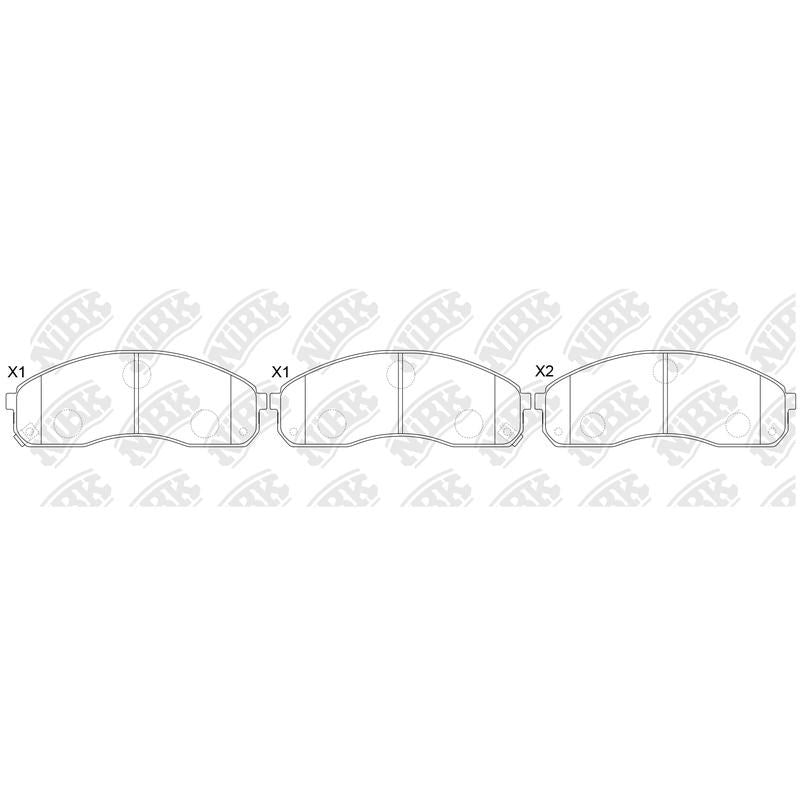 NIBK Pads PN0671