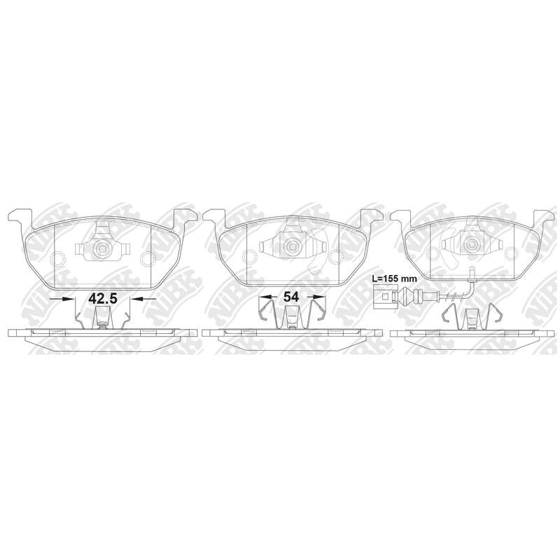 NIBK Pads PN0699W