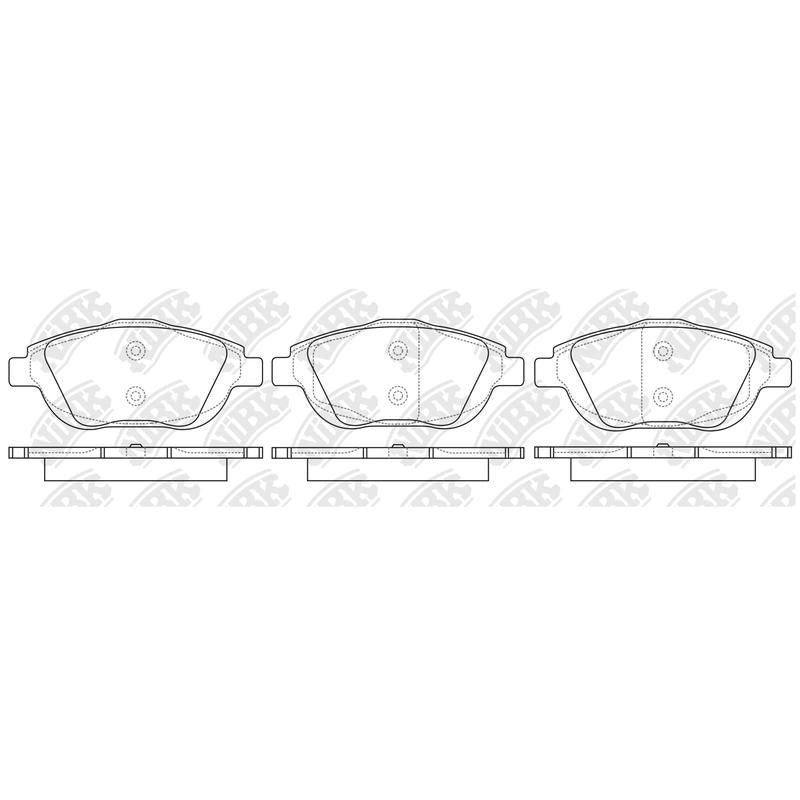 NIBK Pads PN0706