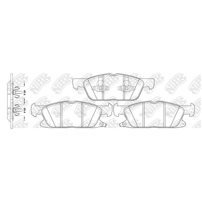 NIBK Pads PN0709