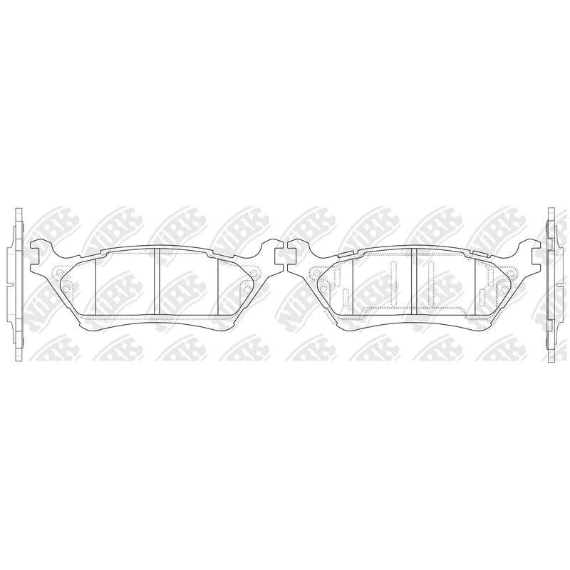 NIBK Pads PN0710