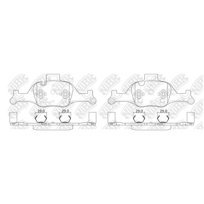 NIBK Pads PN0755