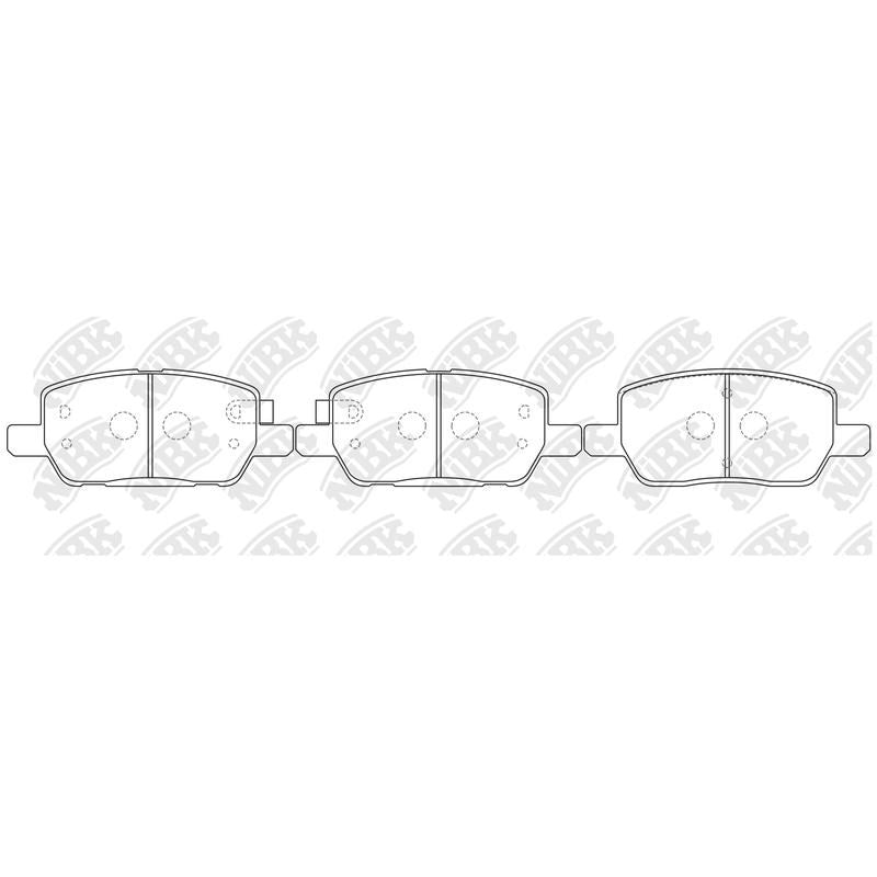 NIBK Pads PN0756