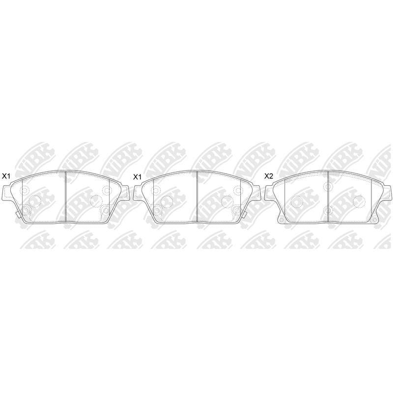 NIBK Pads PN0757