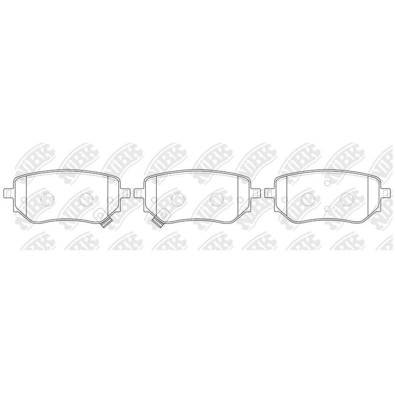 NIBK Pads PN0761