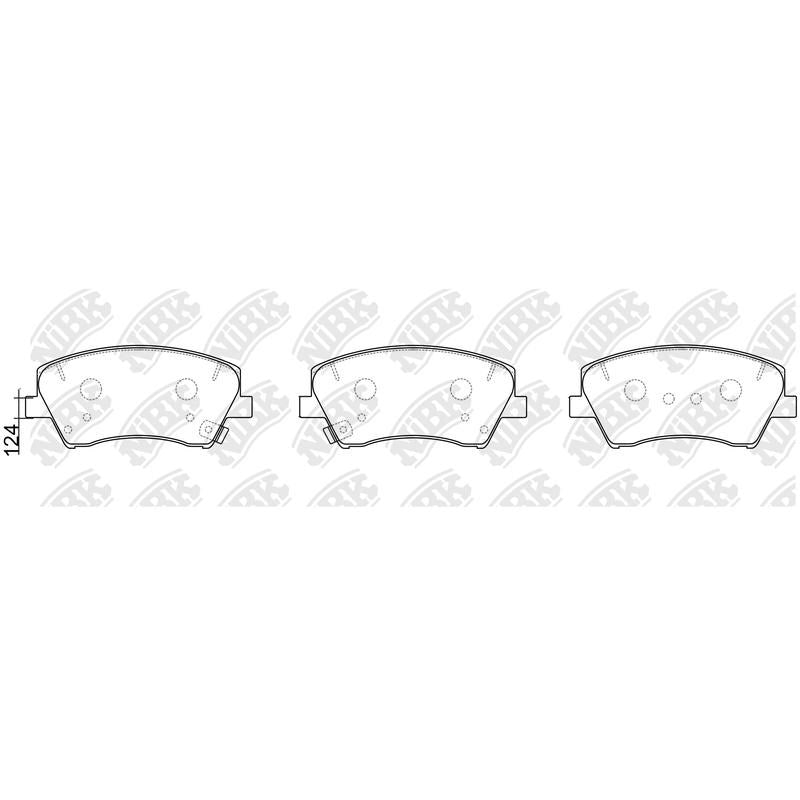 NIBK Pads PN0772
